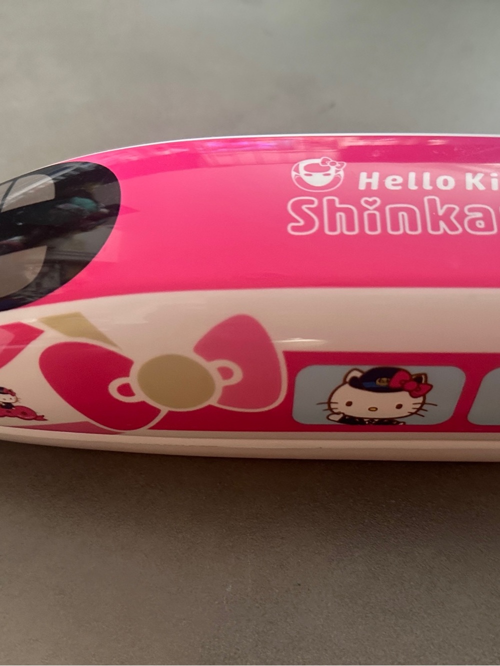 Sanrio Hello Kitty Pink White Bento Box Shinkansen Bullet Train Japan